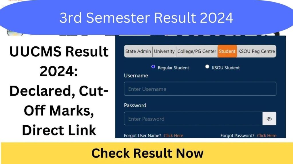 UUCMS 3rd Sem Result 2024