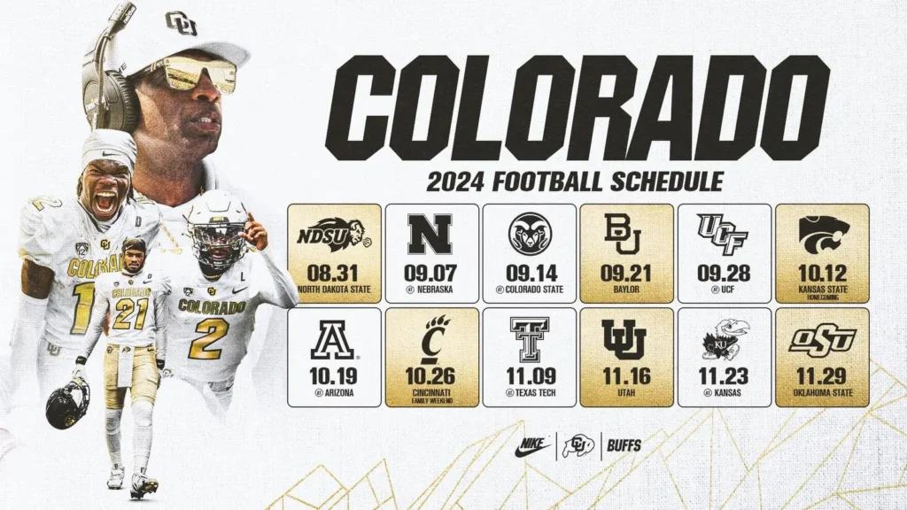 Colorado Football Schedule